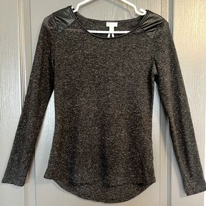 Dynamite Grey long sleeve top